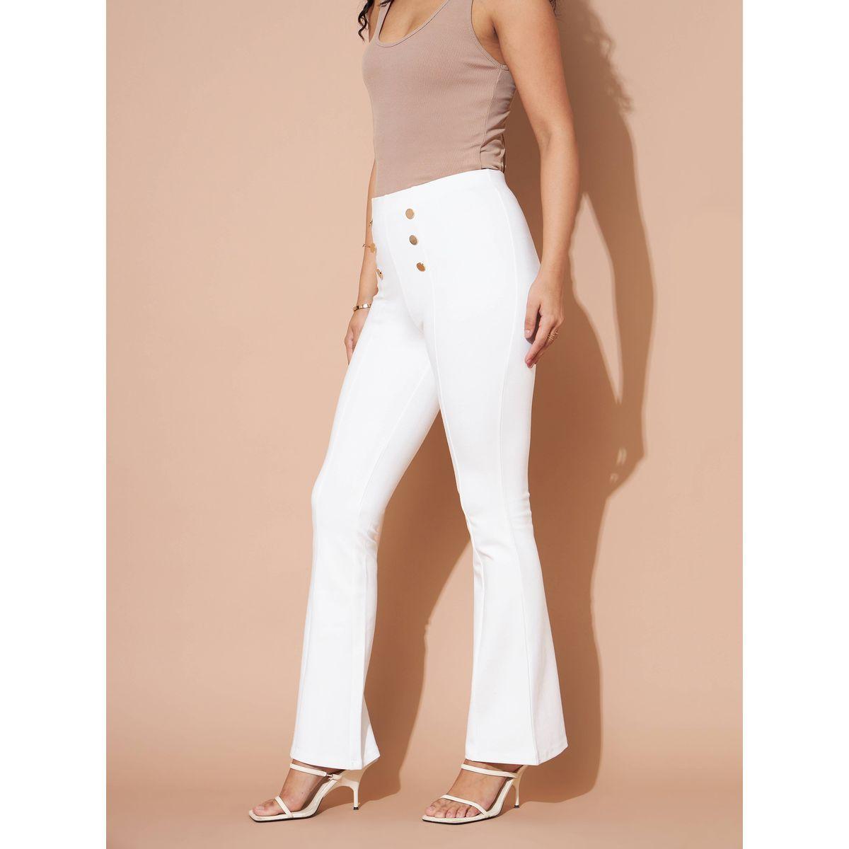 بنطال واسع بخصر عالي ساسافراس × ستايلي-women-clothing-bottoms-trousers-image-3