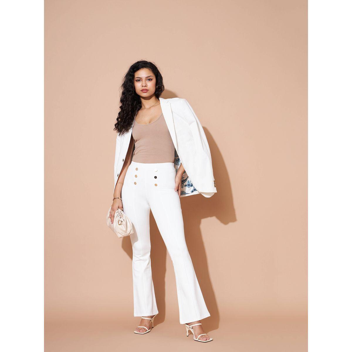 بنطال واسع بخصر عالي ساسافراس × ستايلي-women-clothing-bottoms-trousers-image-6