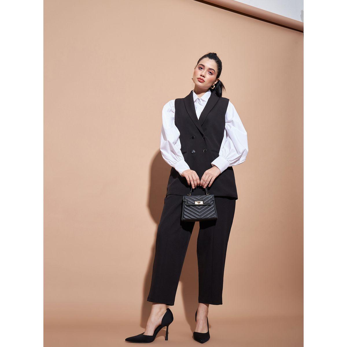 بنطال بقصة بالون مزين بأزرار ساسافراس × ستايلي-women-clothing-bottoms-trousers-image-2