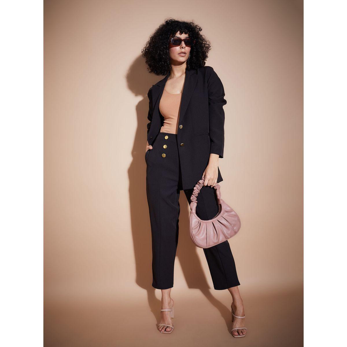 Sassafras X Styli Button Detail Front Darted Balloon Fit Pants-women-clothing-bottoms-trousers-image-9