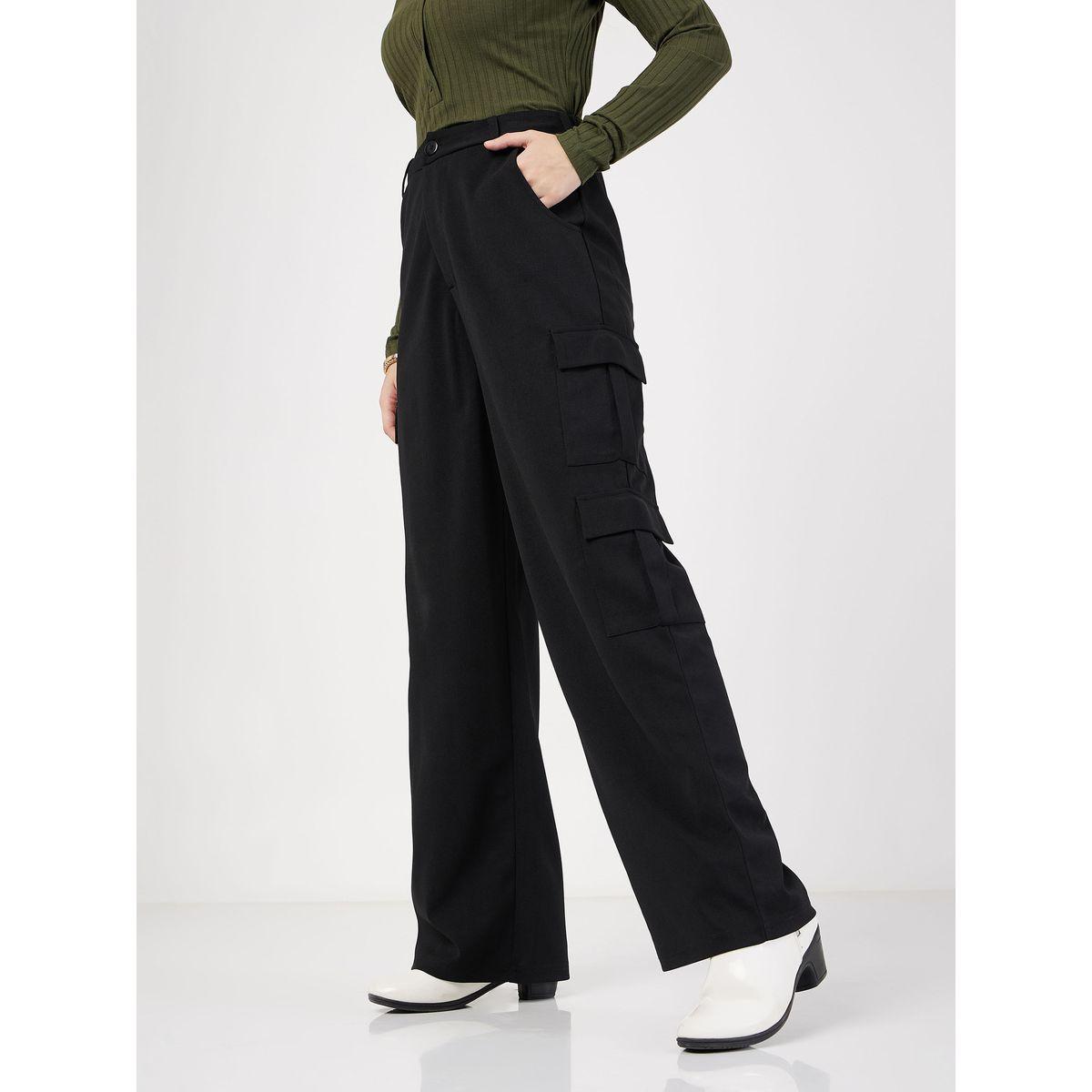 Multi Pocket Detail Cargo Pants-women-clothing-bottoms-trousers-image-3