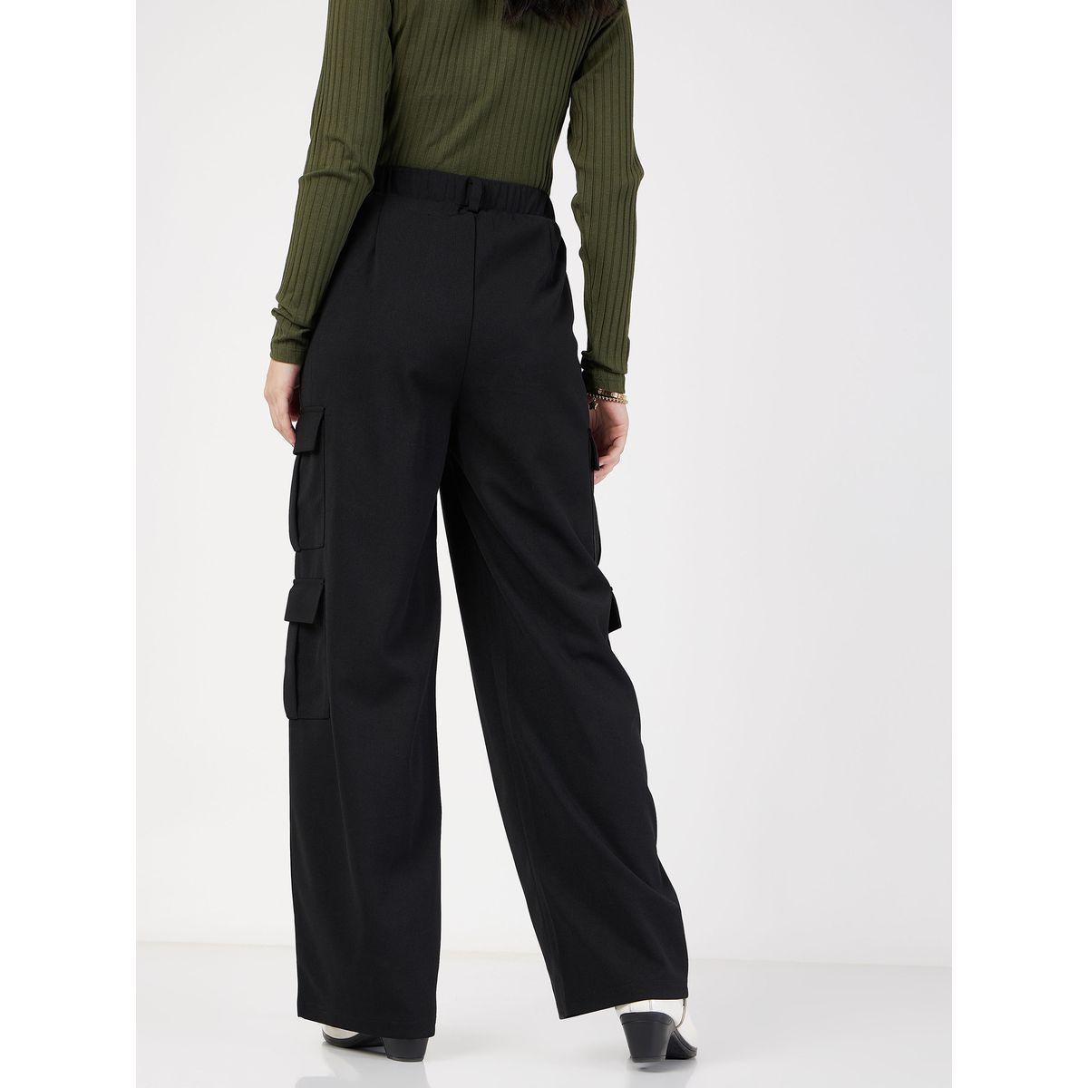 Multi Pocket Detail Cargo Pants-women-clothing-bottoms-trousers-image-5