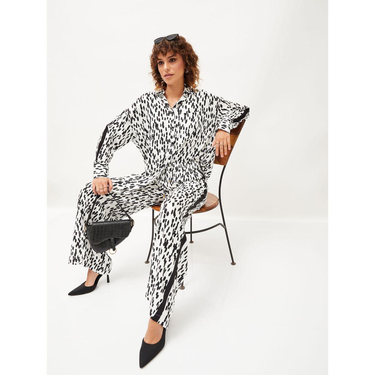 طقم منسق من ( بنطال + بلوزة ) ساسافراس × ستايلي-women-clothing-coordsets-image-7