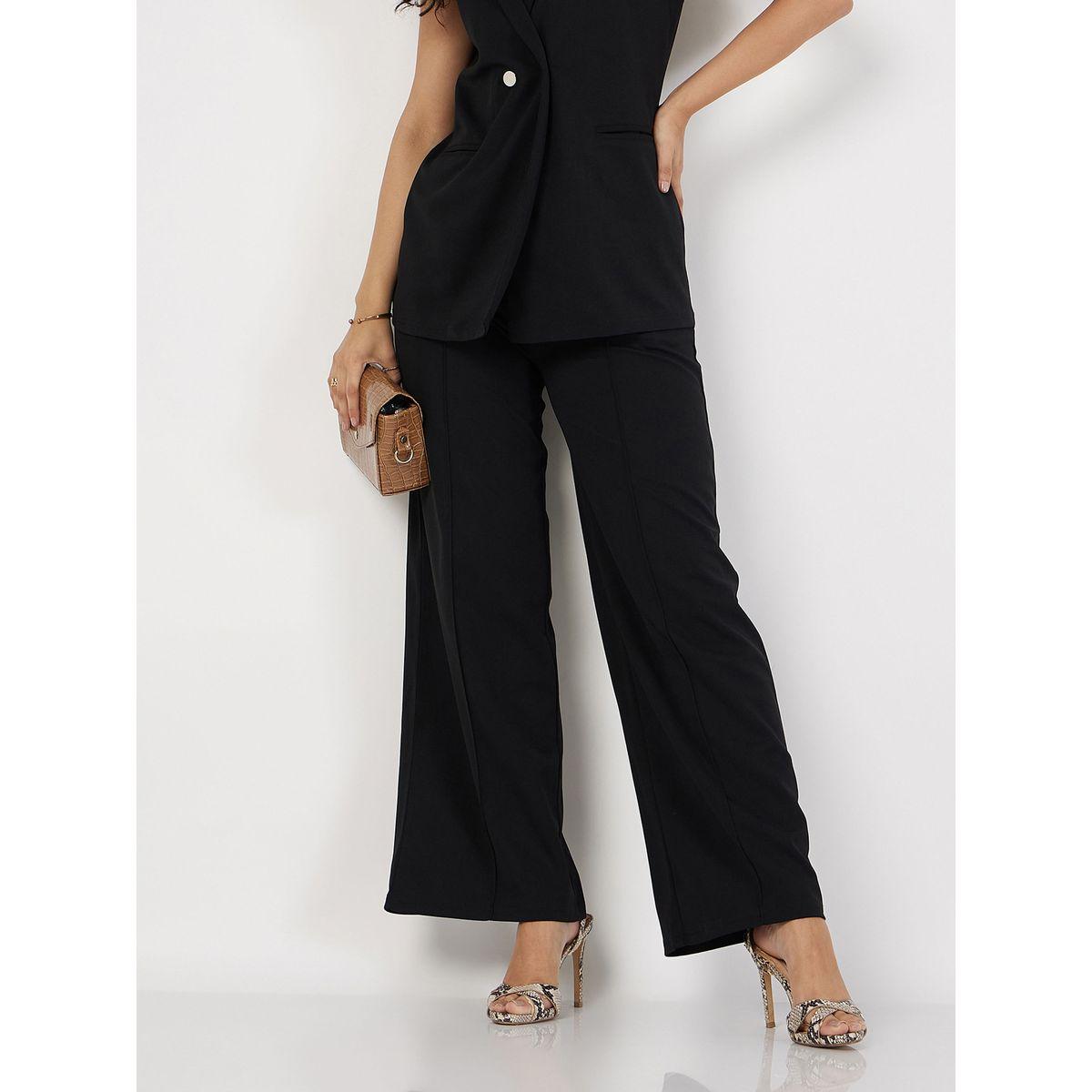 High Rise Darted Palazzo Pants-women-clothing-bottoms-trousers-image-1