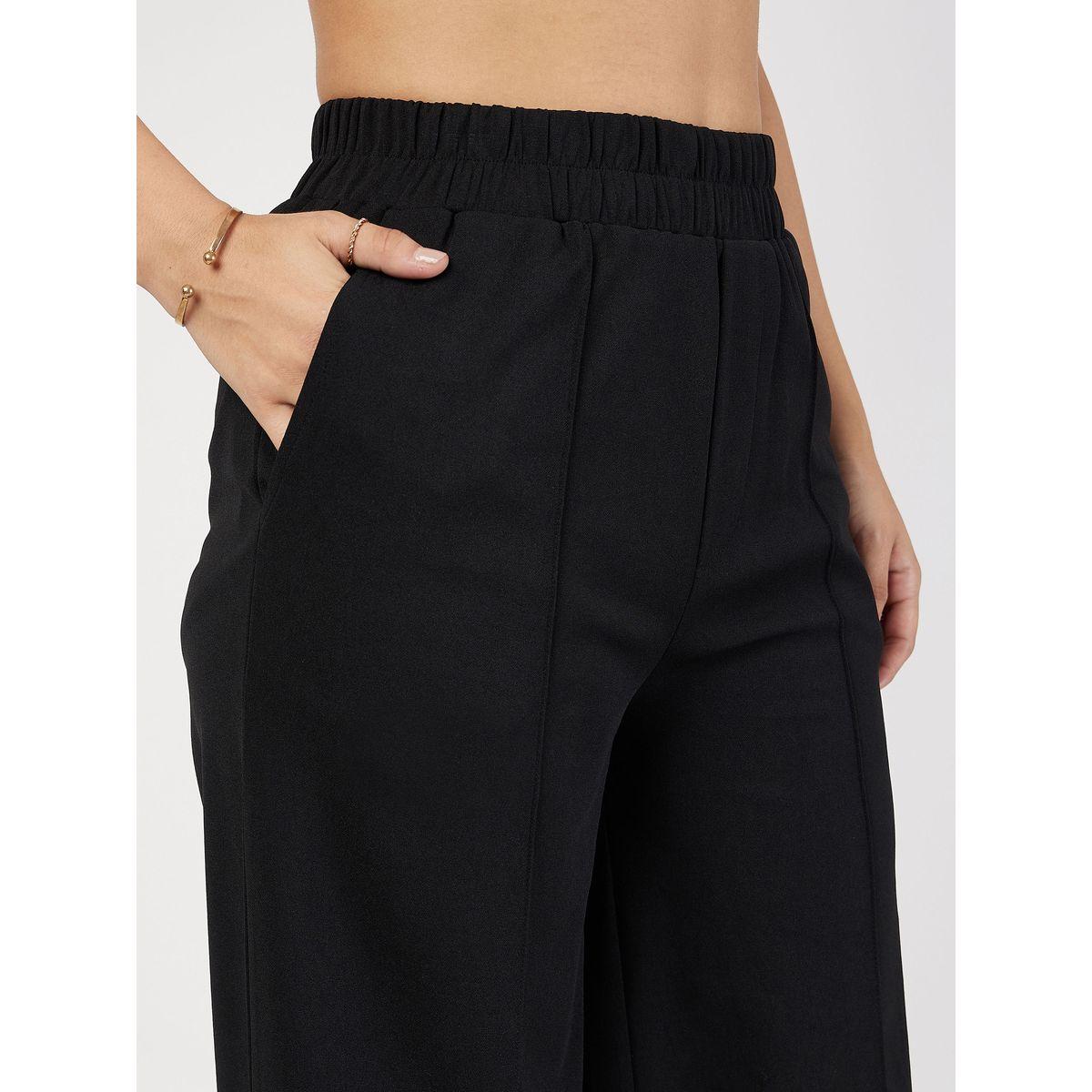 High Rise Darted Palazzo Pants-women-clothing-bottoms-trousers-image-4