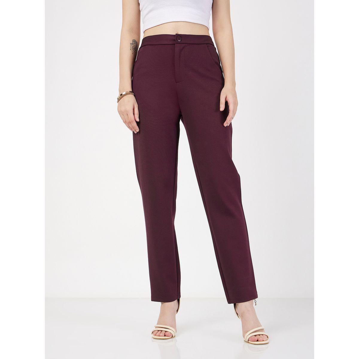 Sassafras X Styli Solid Tapered Pants-women-clothing-bottoms-trousers-image-1