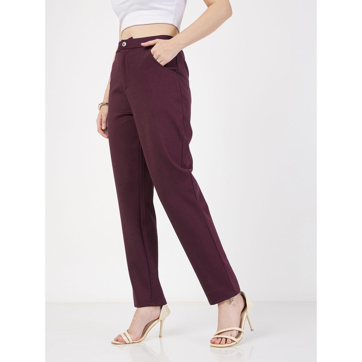 Sassafras X Styli Solid Tapered Pants-women-clothing-bottoms-trousers-image-3