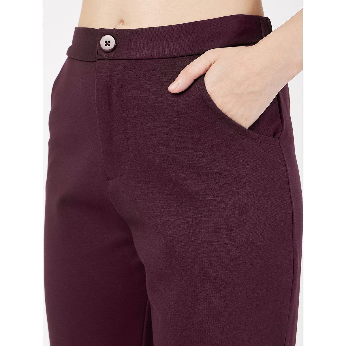 Sassafras X Styli Solid Tapered Pants-women-clothing-bottoms-trousers-image-4