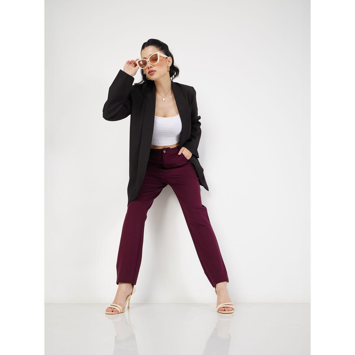 Sassafras X Styli Solid Tapered Pants-women-clothing-bottoms-trousers-image-6