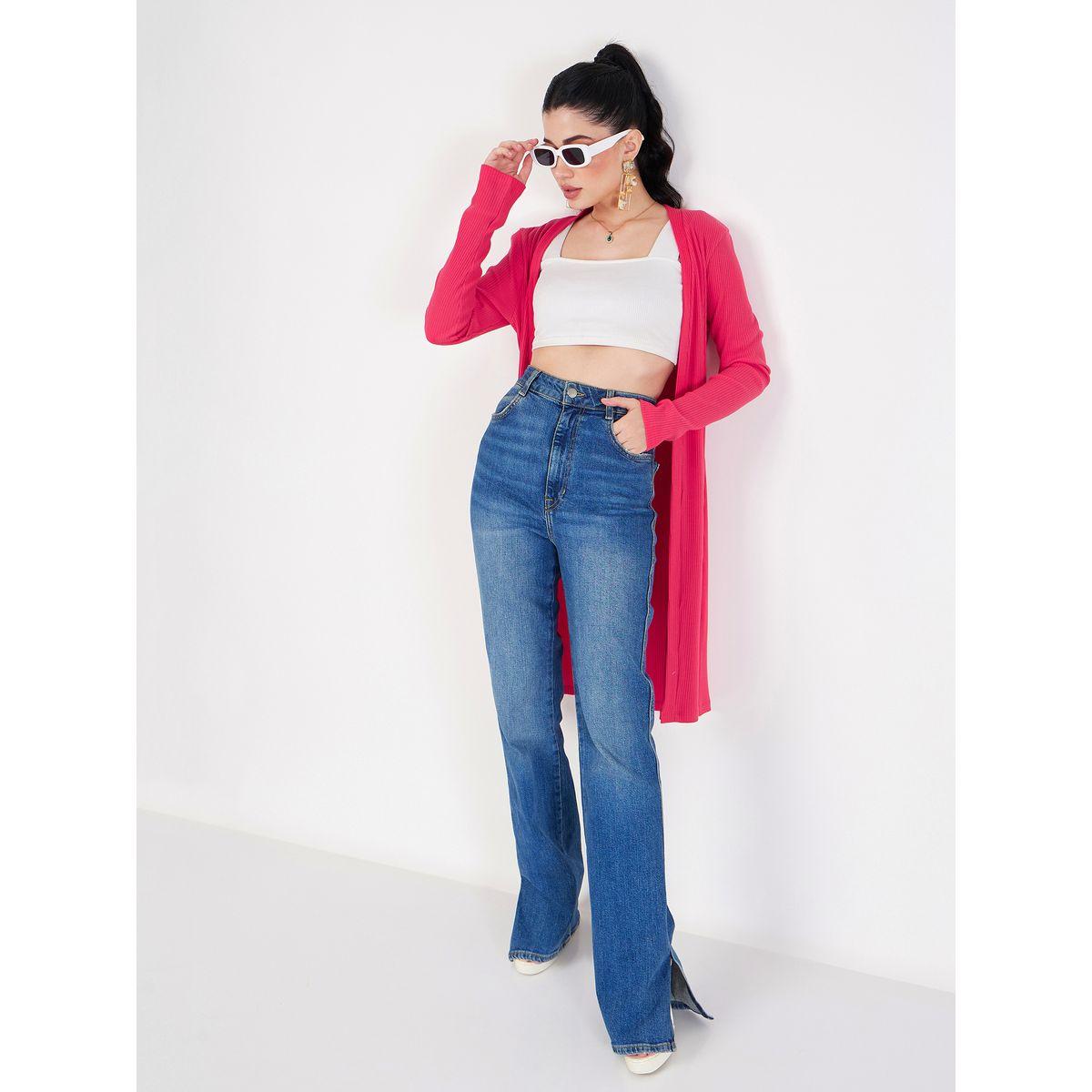 جاكيت بتفاصيل مضلعة واكمام طويلة ساسافراس × ستايلي-women-clothing-shirtsandblouses-shirts-image-1