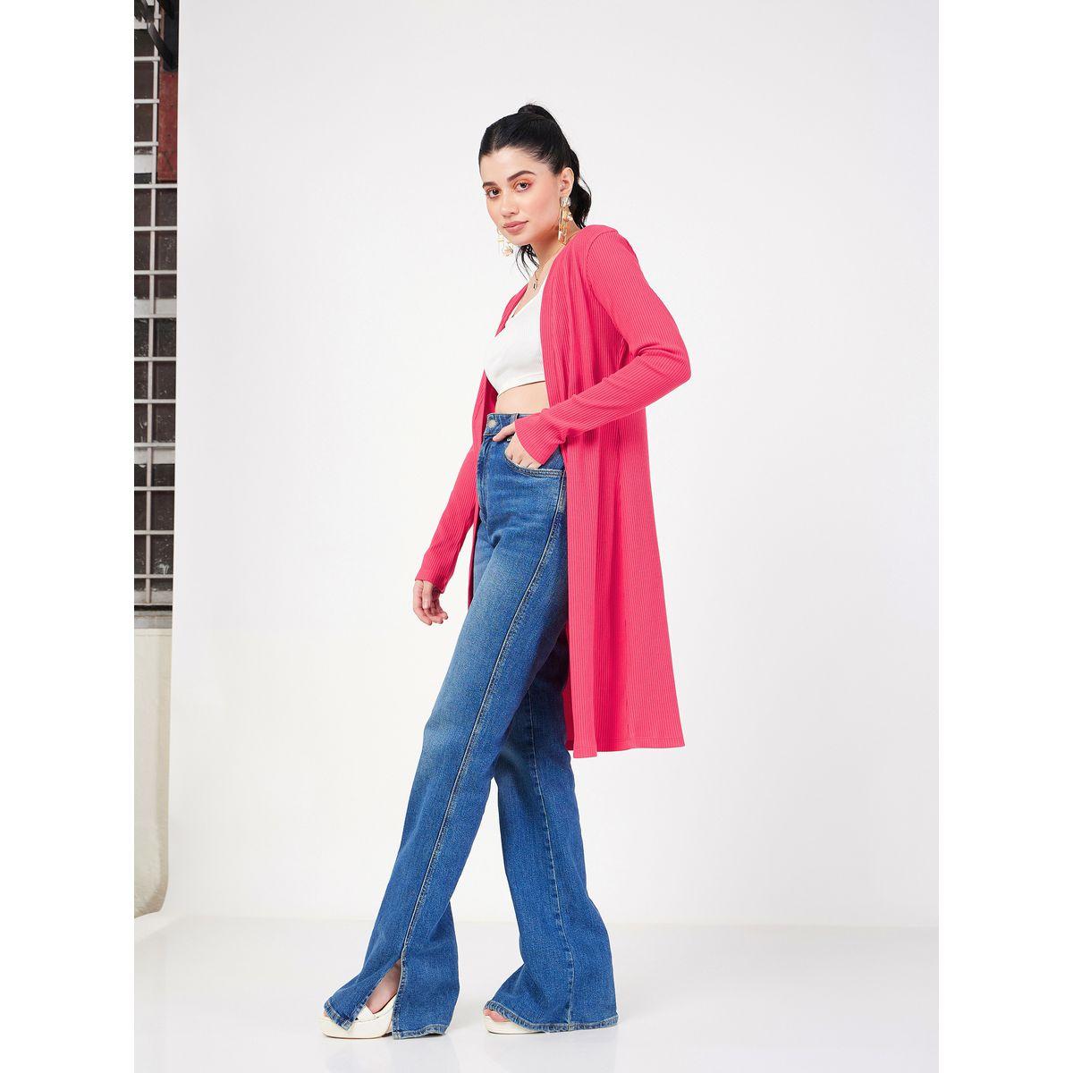 جاكيت بتفاصيل مضلعة واكمام طويلة ساسافراس × ستايلي-women-clothing-shirtsandblouses-shirts-image-2
