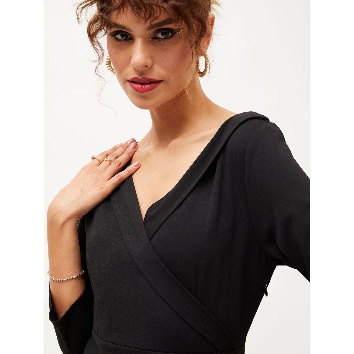 بلوزة بيبلوم سادة كاجوال ساسافراس × ستايلي-women-clothing-shirtsandblouses-blouses-image-4