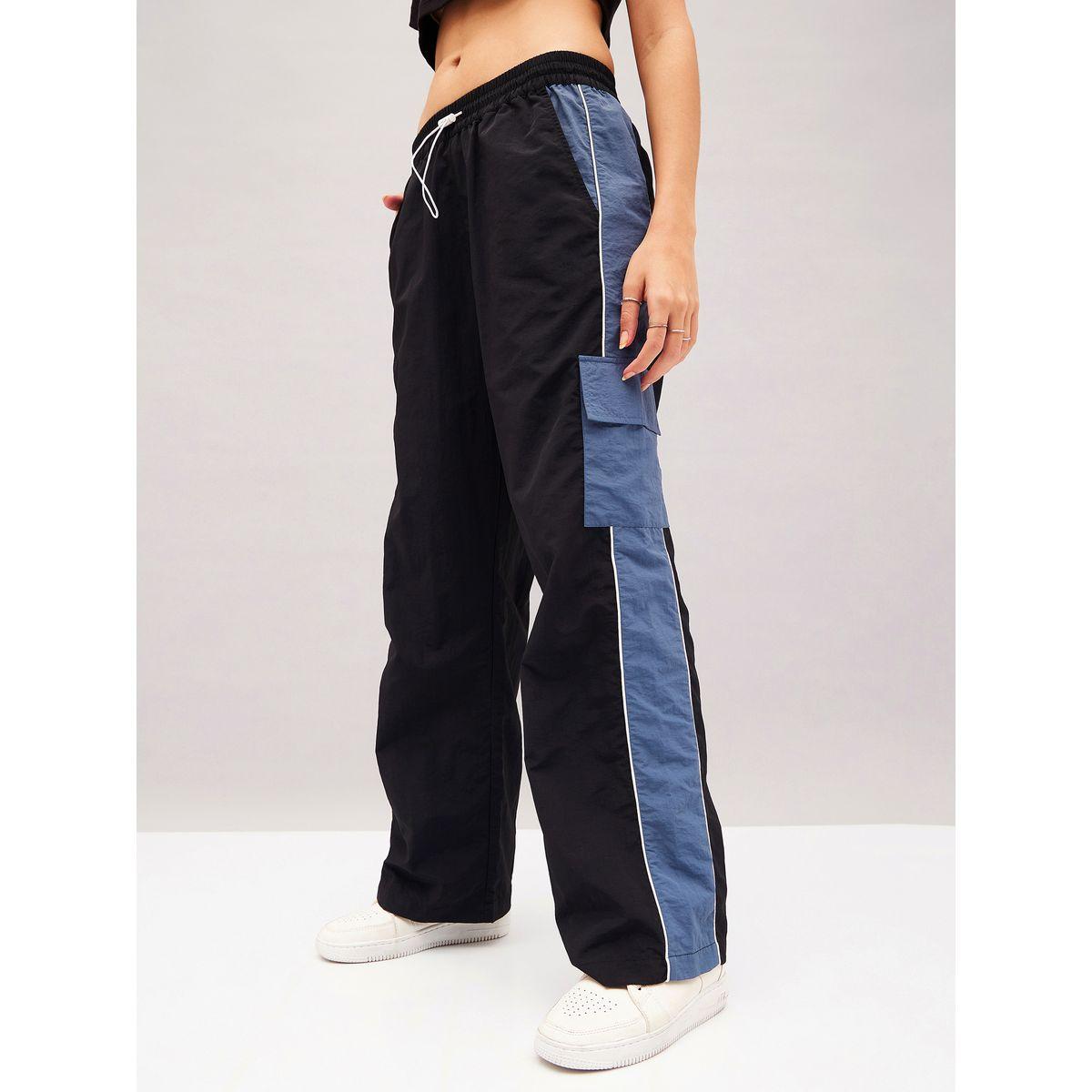 Colorblock Cargo Parachute Pants-women-clothing-bottoms-trousers-image-1