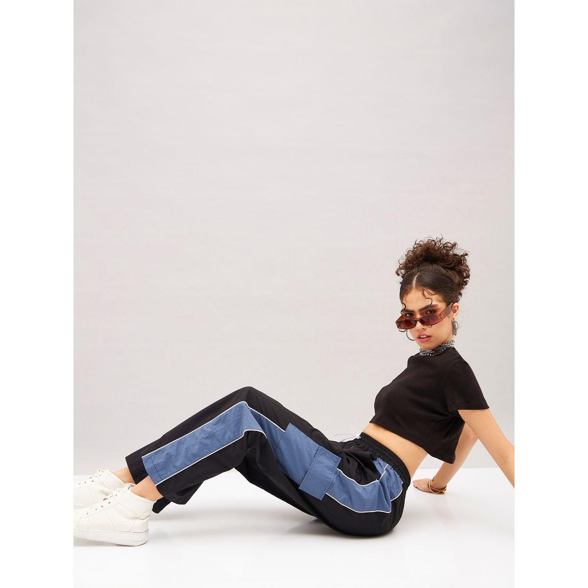 Colorblock Cargo Parachute Pants-women-clothing-bottoms-trousers-image-2