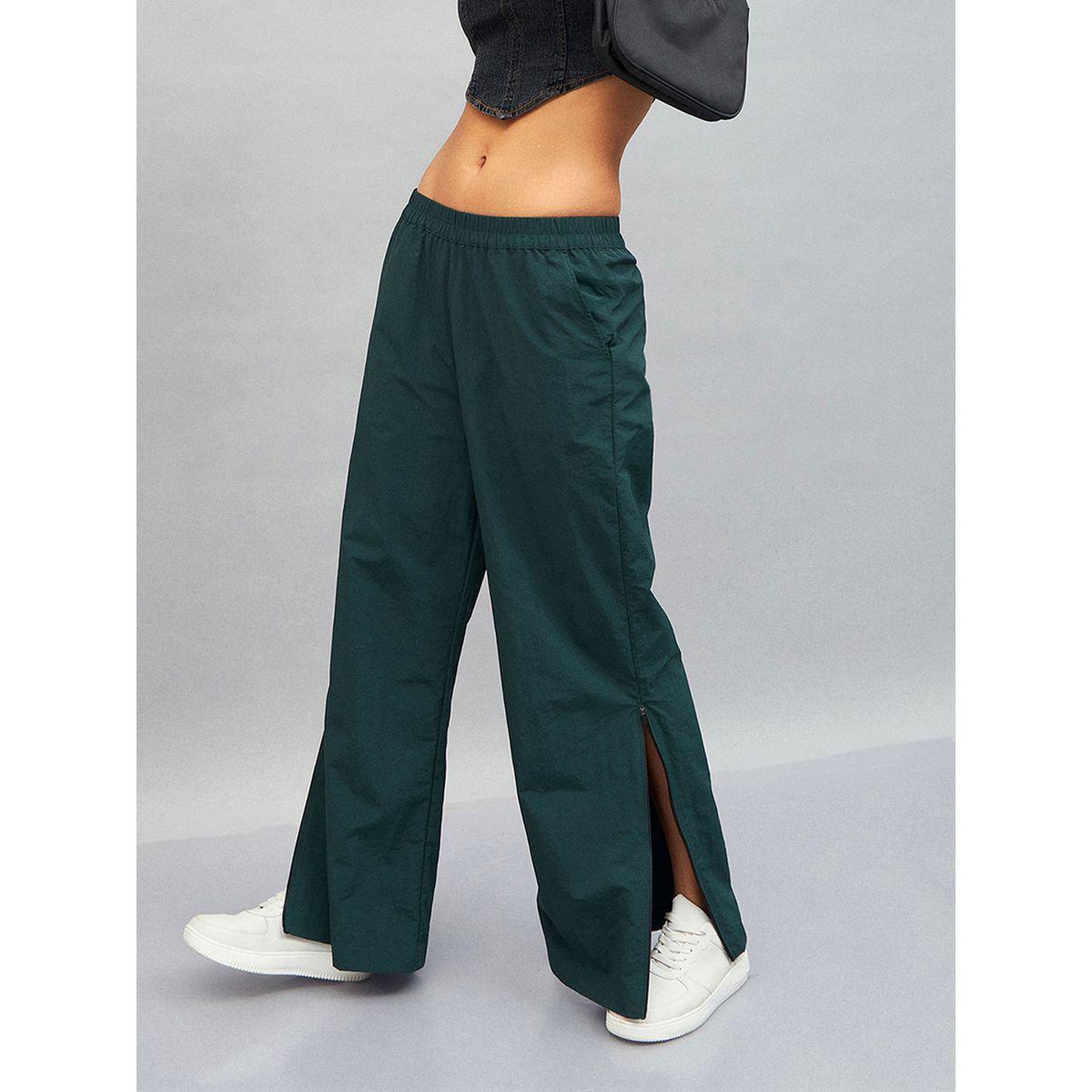 Sassafras X Styli Seam Zipper Parachute Pants with Pockets-women-clothing-bottoms-trousers-image-1