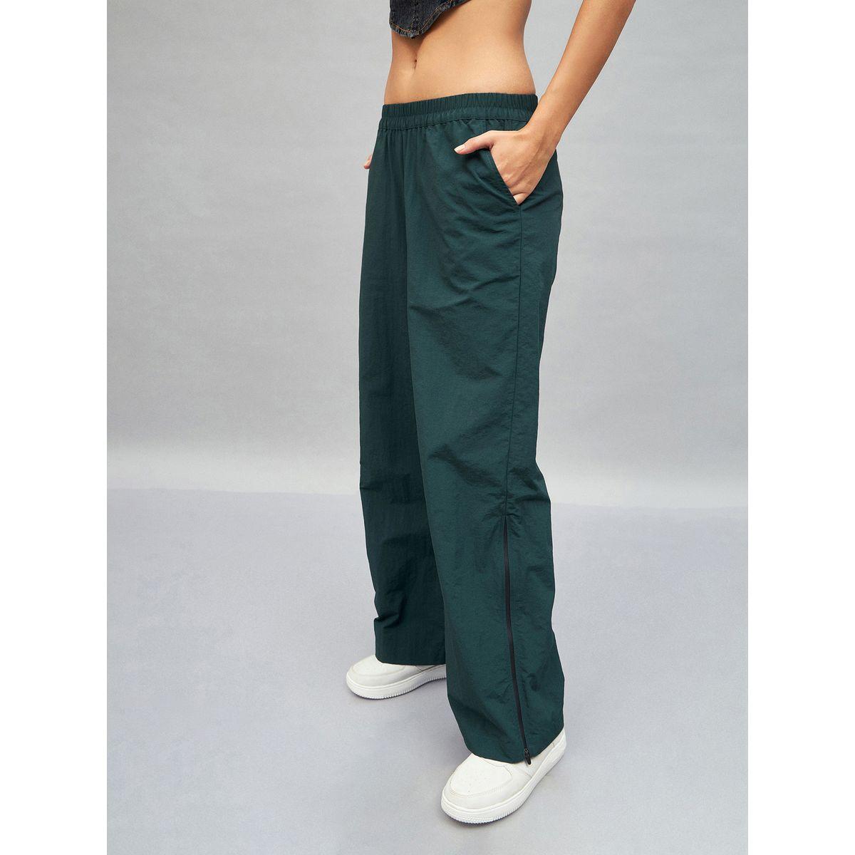 Sassafras X Styli Seam Zipper Parachute Pants with Pockets-women-clothing-bottoms-trousers-image-3
