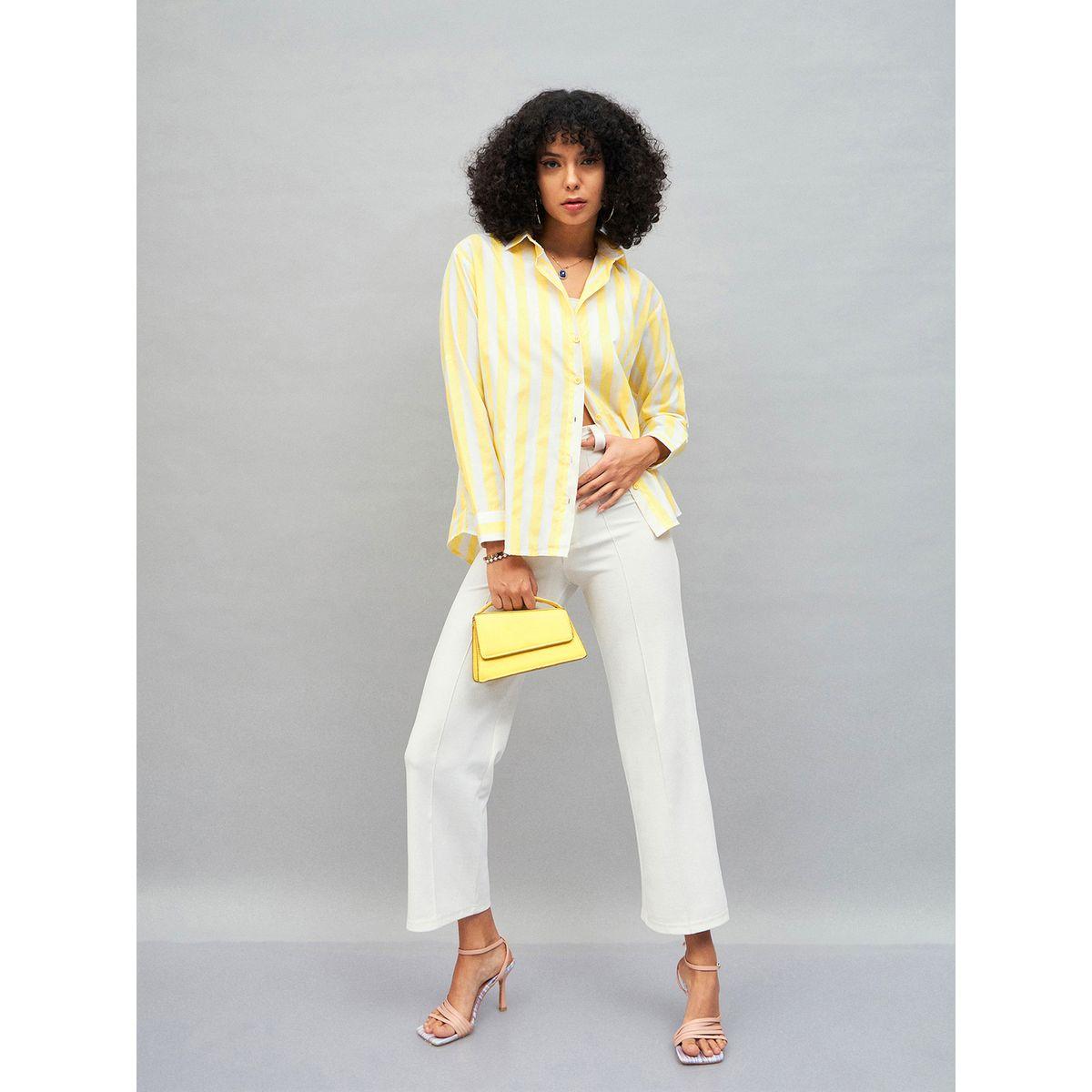 بلوزة مخططة مع اكمام طويلة ساسافراس × ستايلي-women-clothing-shirtsandblouses-shirts-image-6