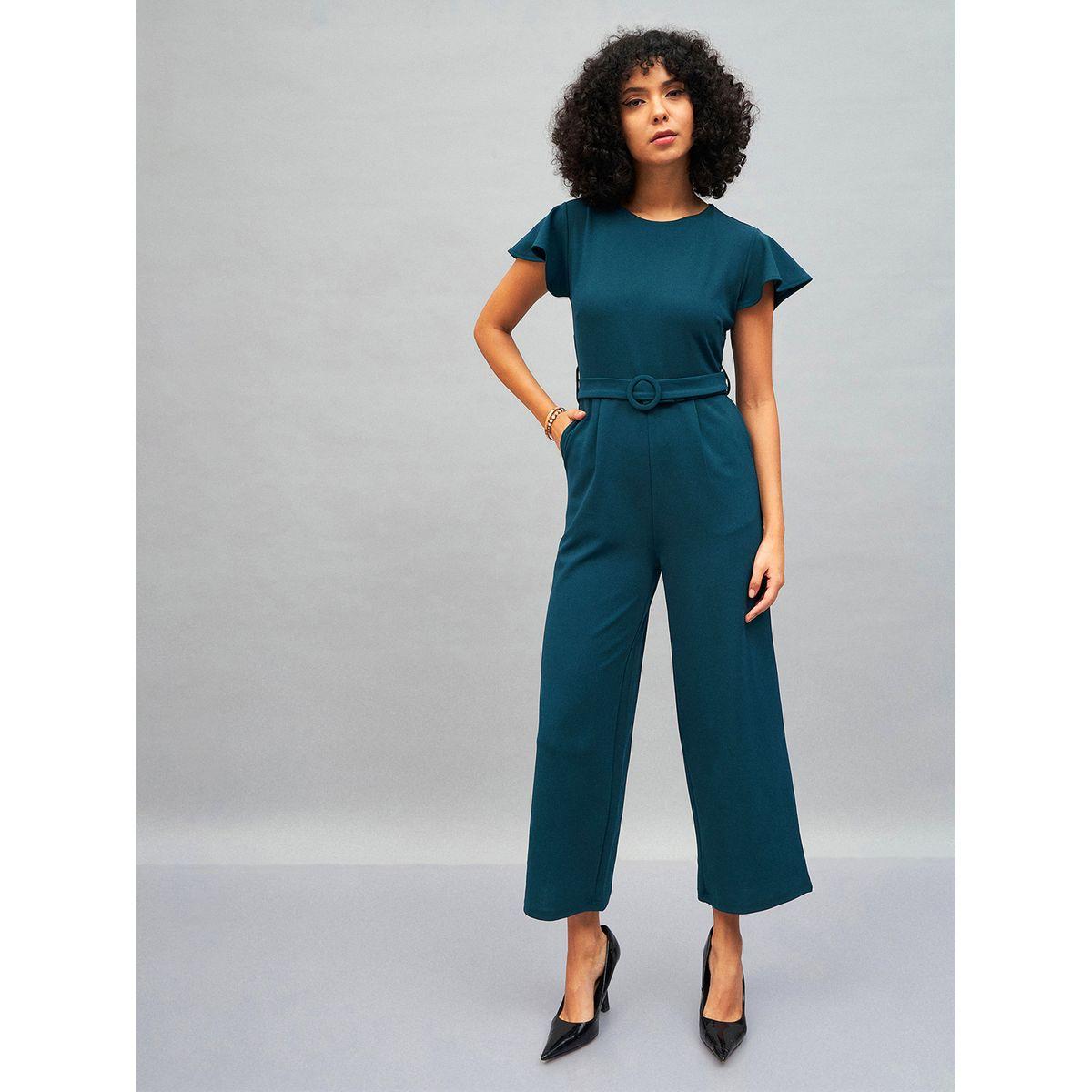 Sassafras X Styli Cap Sleeve Belted Jumpsuit with Pockets-women-clothing-jumpsuits-image-6