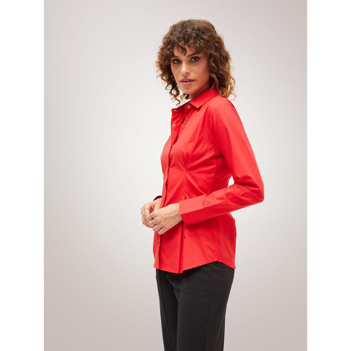 بلوزة بتفاصيل كسرات وأزرار غلق ساسافراس × ستايلي-women-clothing-shirtsandblouses-shirts-image-3