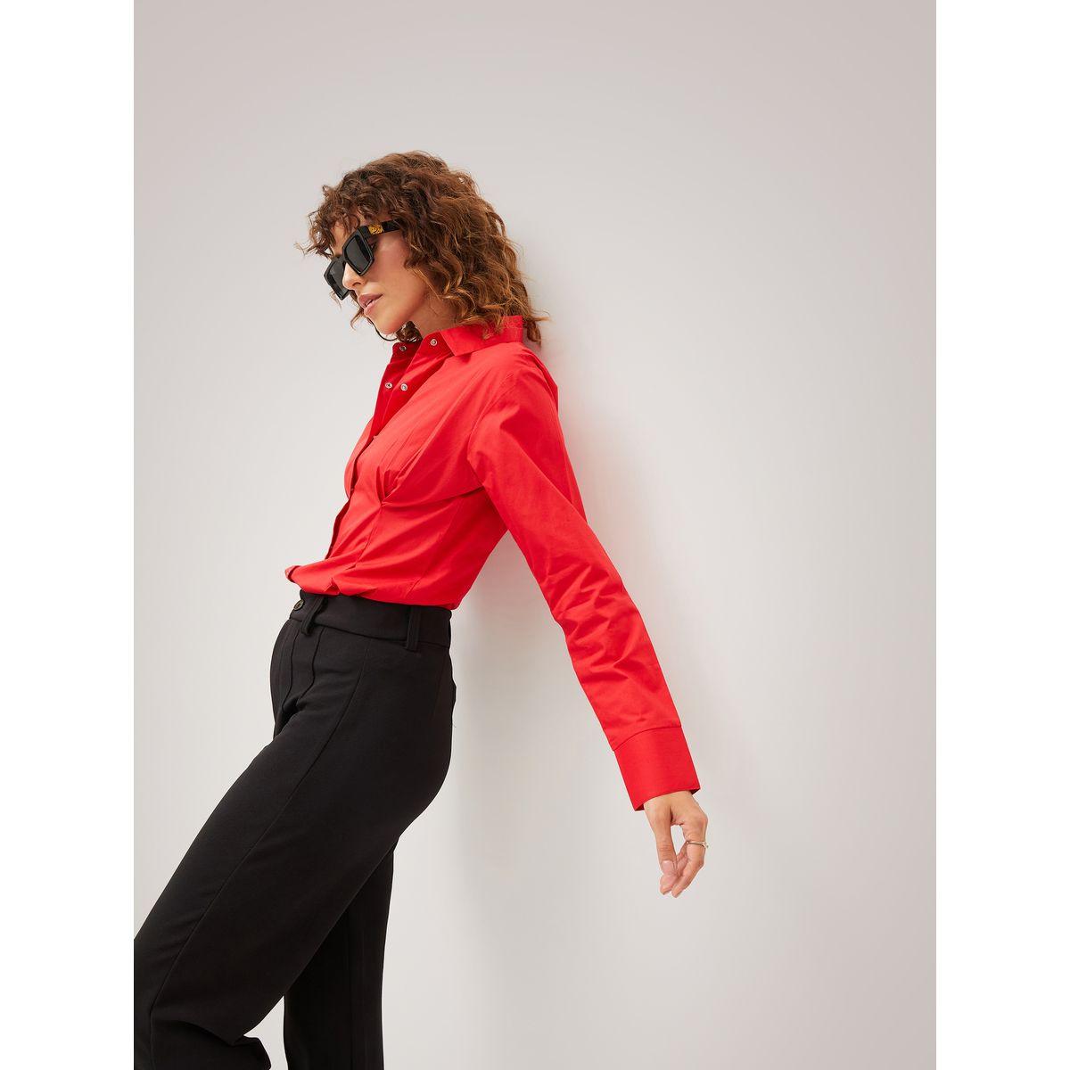بلوزة بتفاصيل كسرات وأزرار غلق ساسافراس × ستايلي-women-clothing-shirtsandblouses-shirts-image-8
