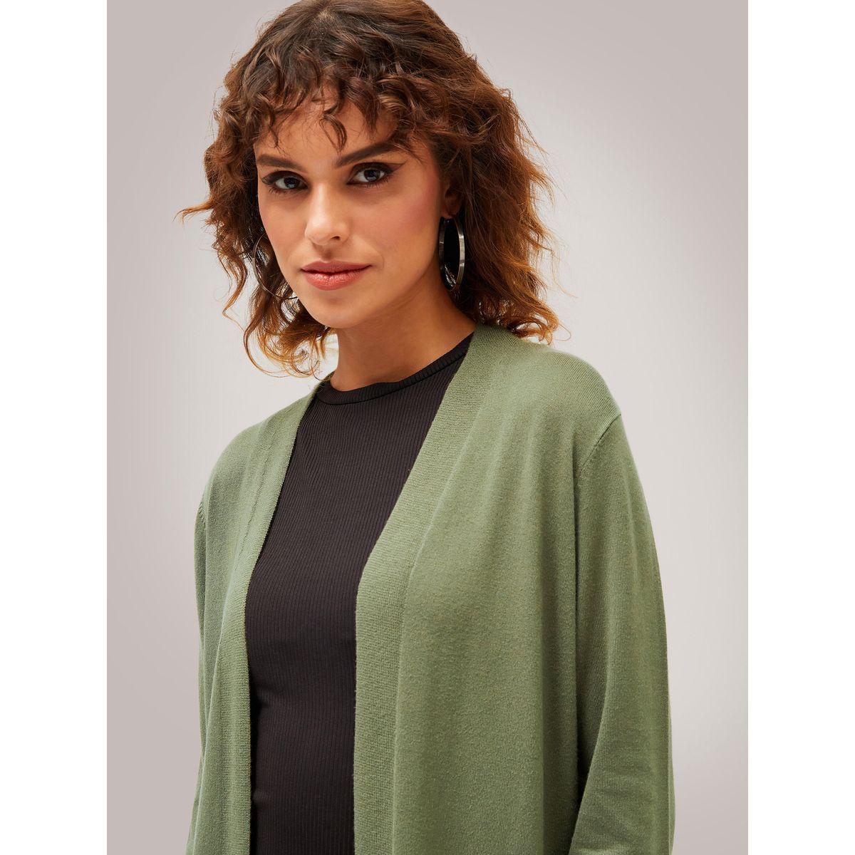 جاكيت سادة بأكمام طويلة مزينة بأزرار ساسافراس × ستايلي-women-clothing-shirtsandblouses-shirts-image-5