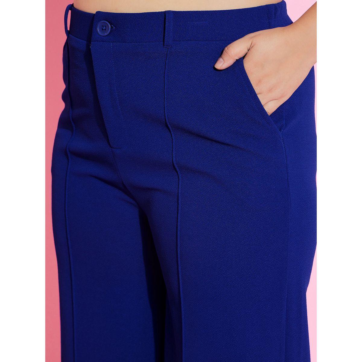 Sassafras X Styli Plus Front Tie Up High Neck Top & Wide Leg Pant Co-Ords-women-clothing-dresses-image-4