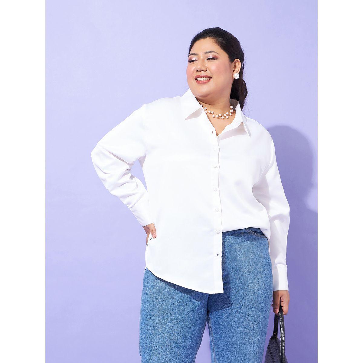 Sassafras X Styli Plus Collared Satin Shirt-women-clothing-shirtsandblouses-shirts-image-7