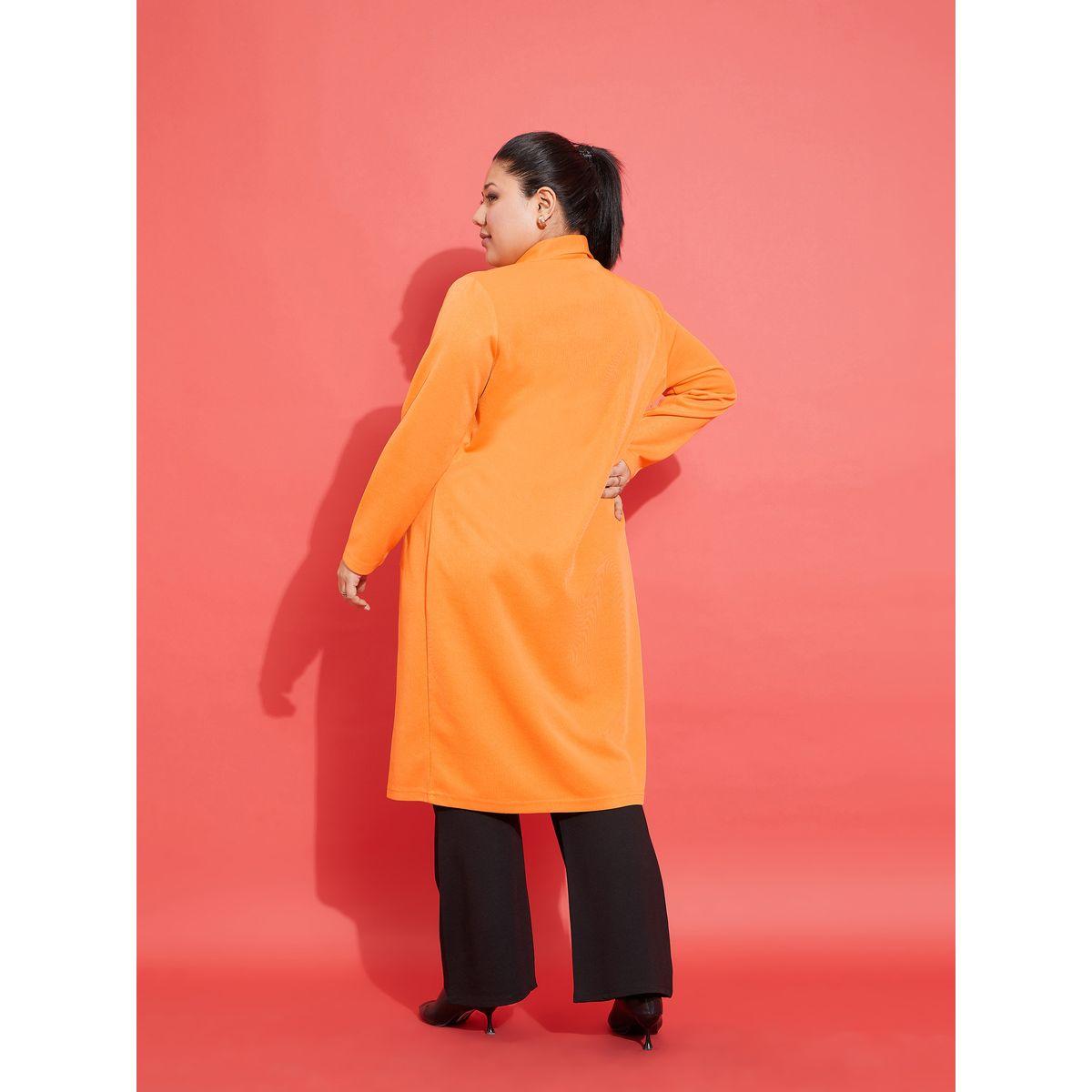 Sassafras X Styli Plus Solid Pocket Detail Midi Shrug-women-clothing-shirtsandblouses-blouses-image-3