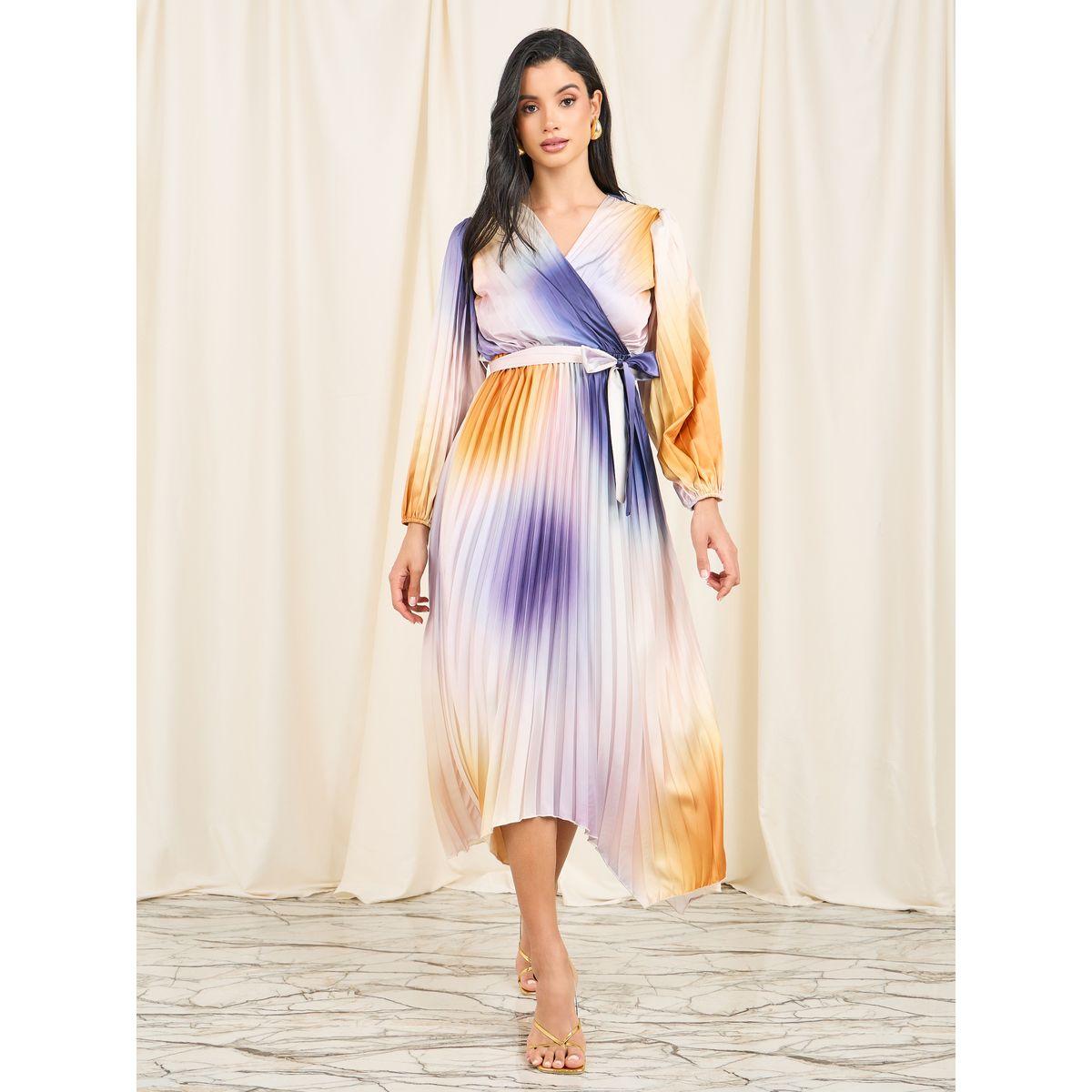 فستان ميدي ساتان يطبعة تاي داي مع اربطة-women-clothing-dresses-image-1