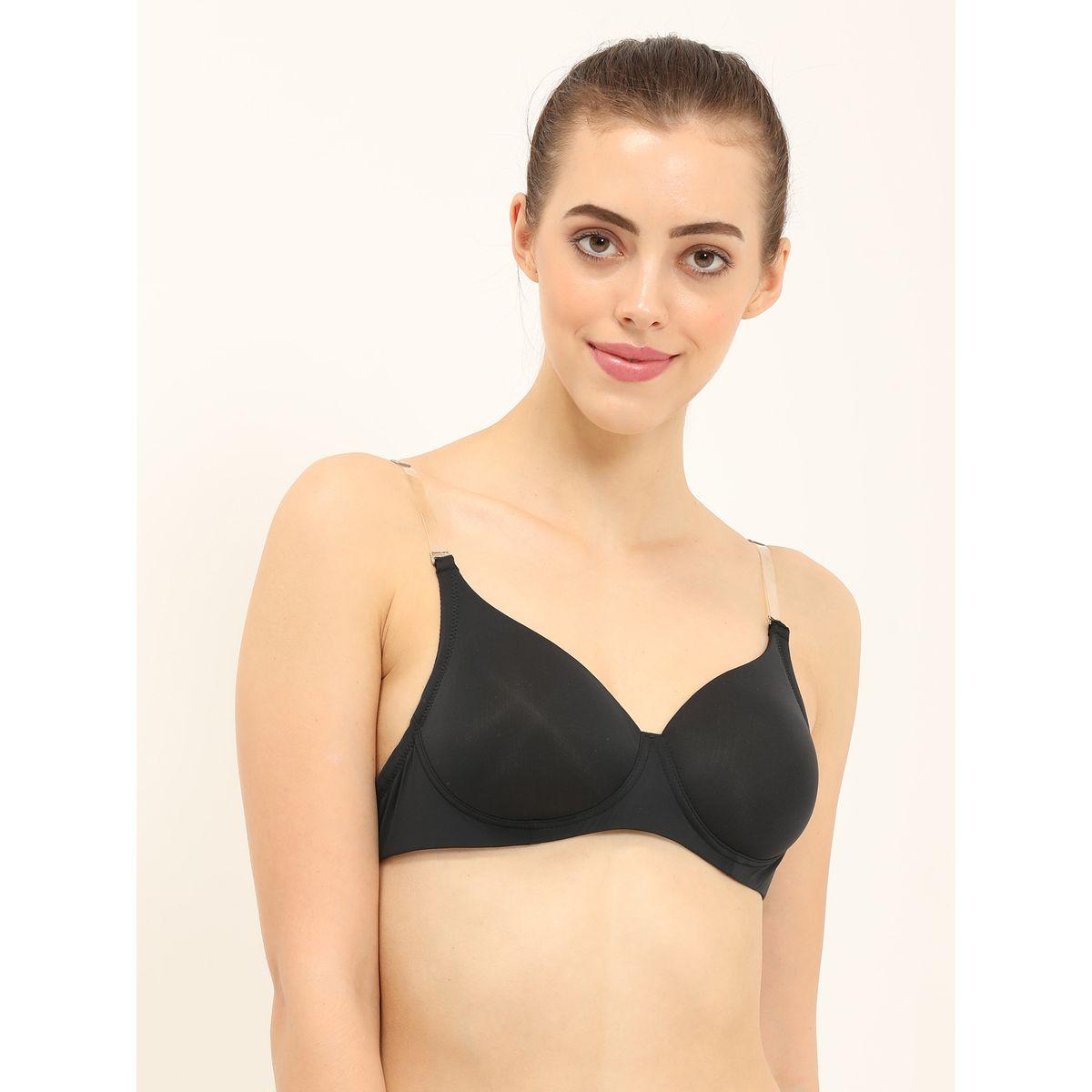 صدرية مبطنة بحمالات شفافة إنفي × ستايلي-women-clothing-lingerie-bras-image-2