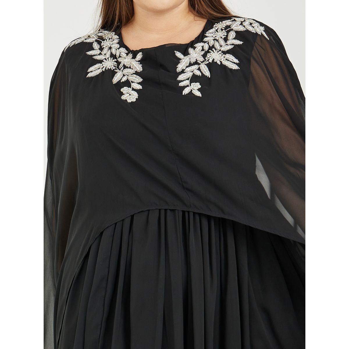 فستان كيب طويل بمقاس كبير وتفاصيل مُطرّزة-women-clothing-dresses-image-3