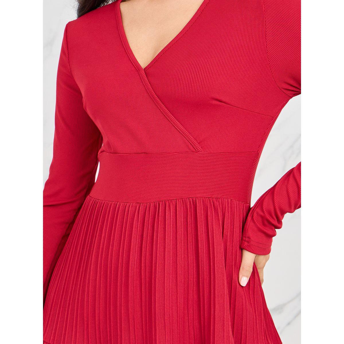 Styli Gathered Detail Tiered Midi Dress-women-clothing-dresses-image-3