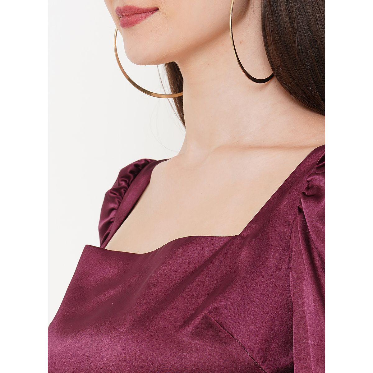 فستان طويل بياقة على شكل قلب ميش × ستايلي-women-clothing-dresses-image-3
