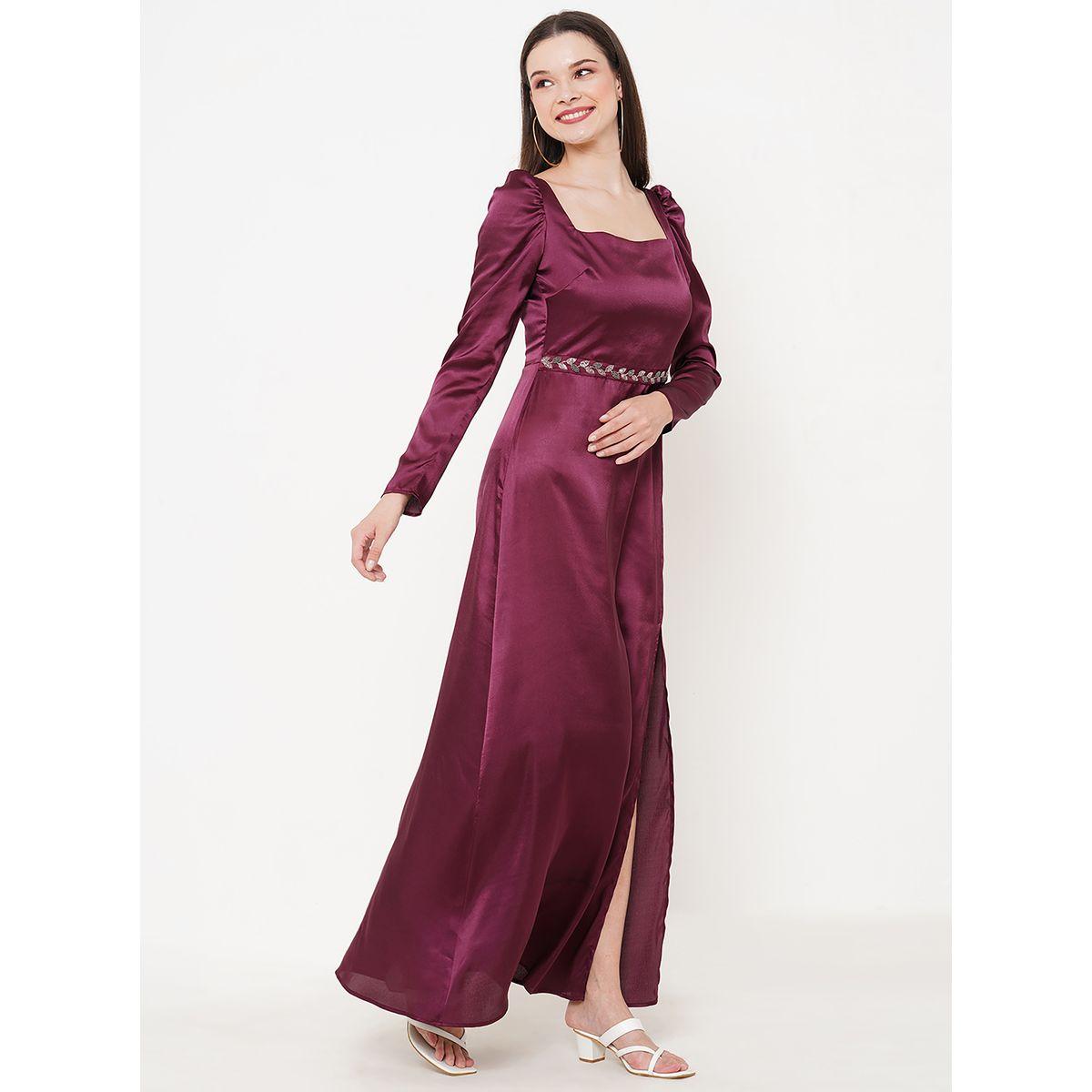 Mish X Styli  Sweetheart Neck Beaded Waistband Maxi Dress-women-clothing-dresses-image-6