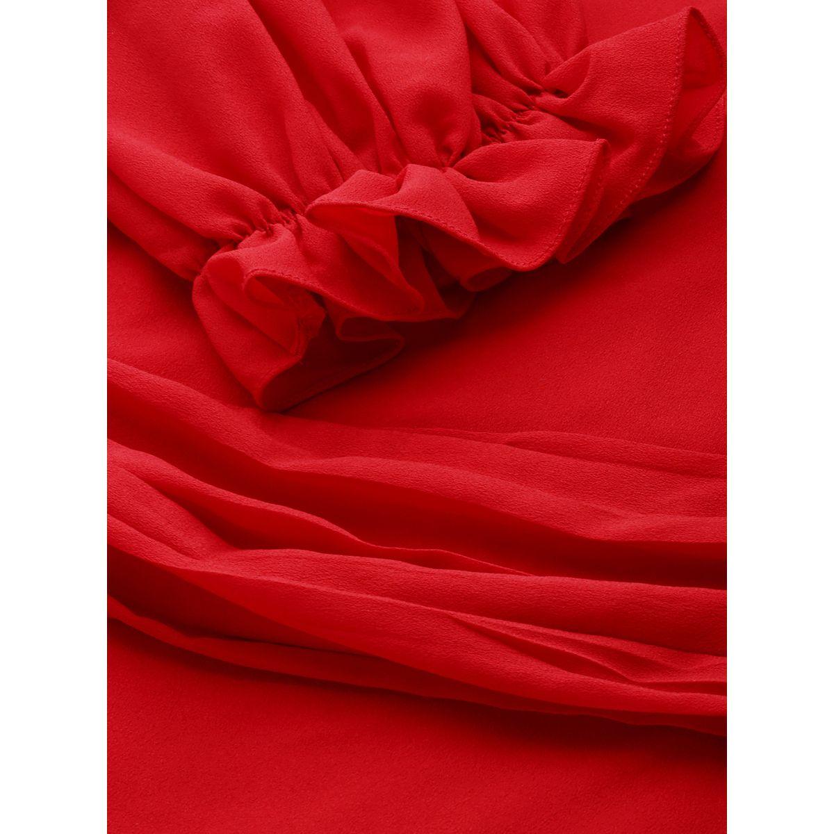 Mish X Styli  Ruffle Detail Puff Sleeve Wrap Front Maxi Dress-women-clothing-dresses-image-6