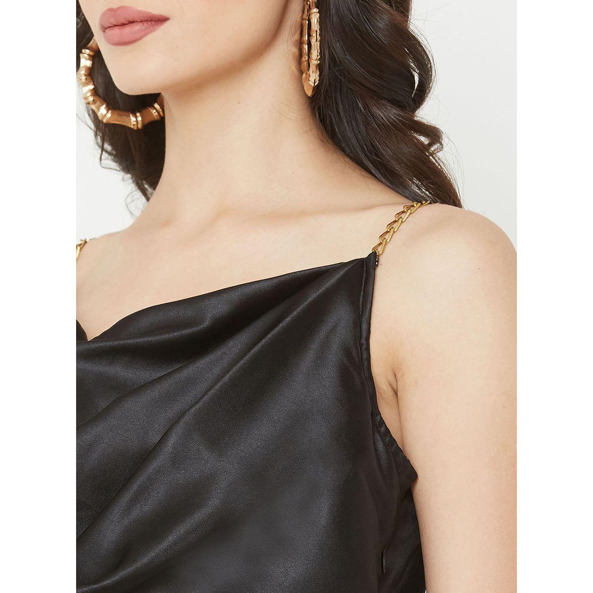 فستان طويل بياقة منسدلة ميش × ستايلي-women-clothing-dresses-image-3