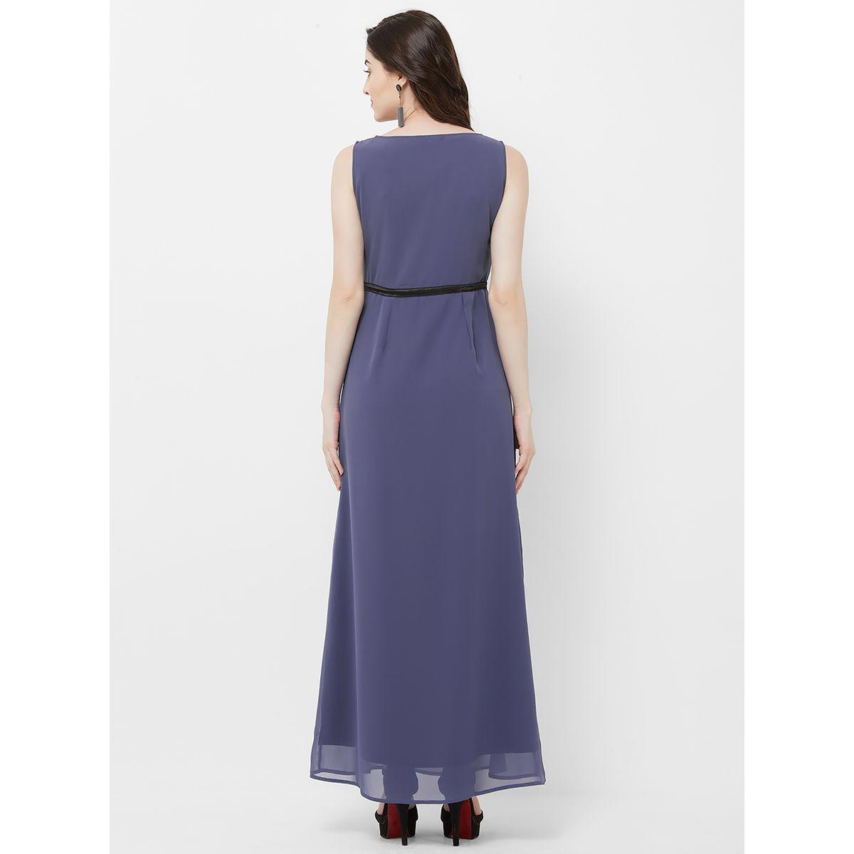 فستان طويل بلا اكمام ميش × ستايلي-women-clothing-dresses-image-2