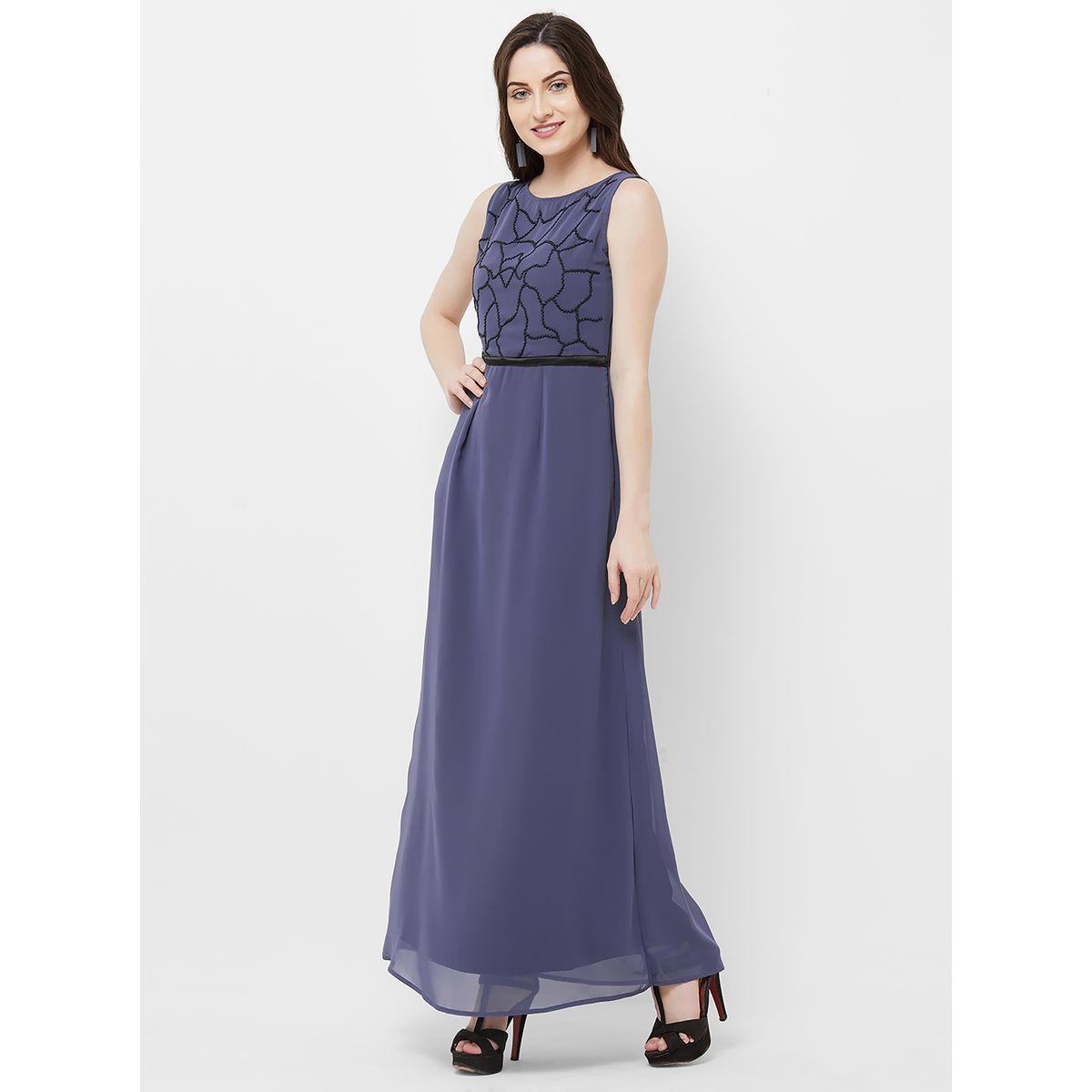 فستان طويل بلا اكمام ميش × ستايلي-women-clothing-dresses-image-3