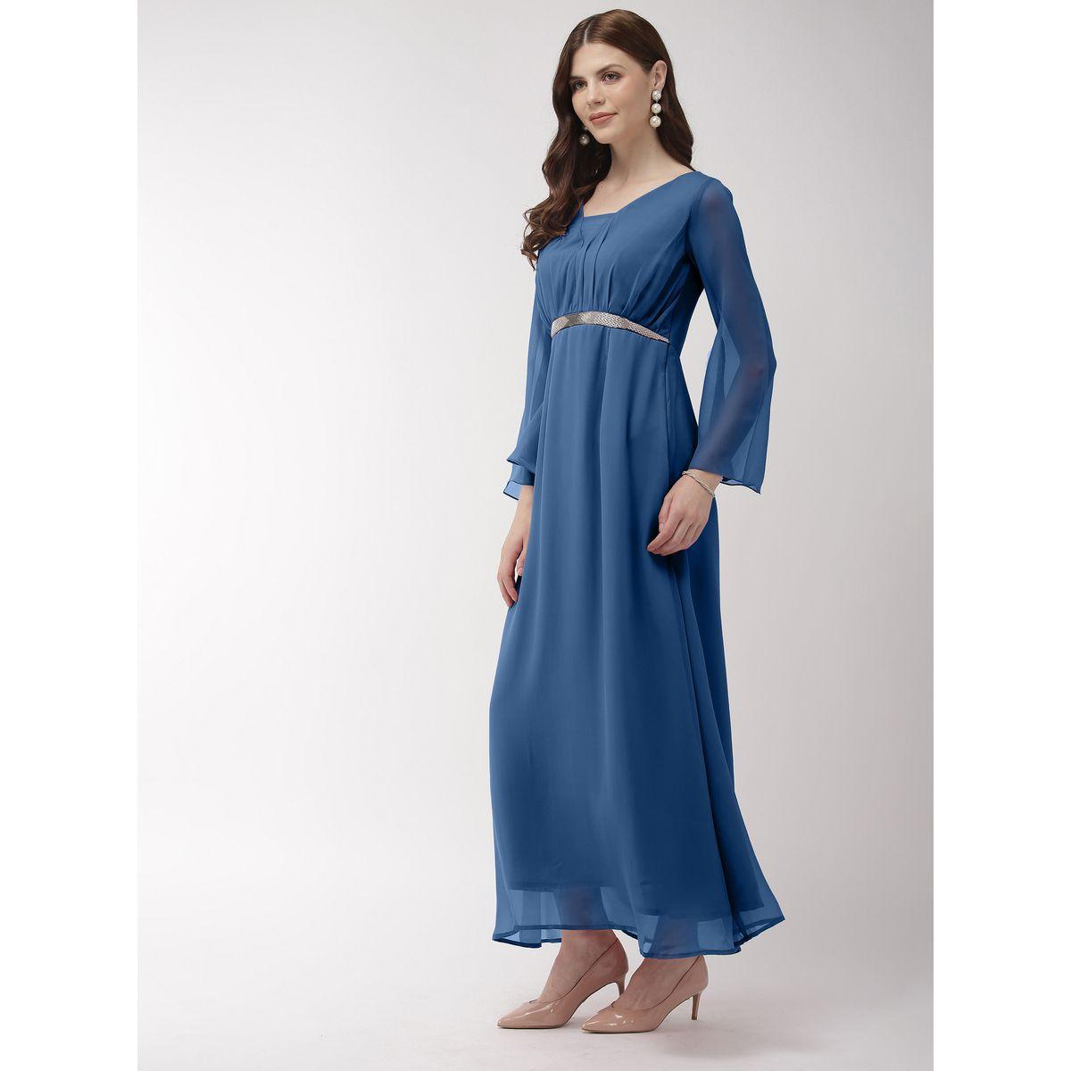 Mish X Styli  Embellished Waistband Bell Sleeves Maxi Dress-women-clothing-dresses-image-3