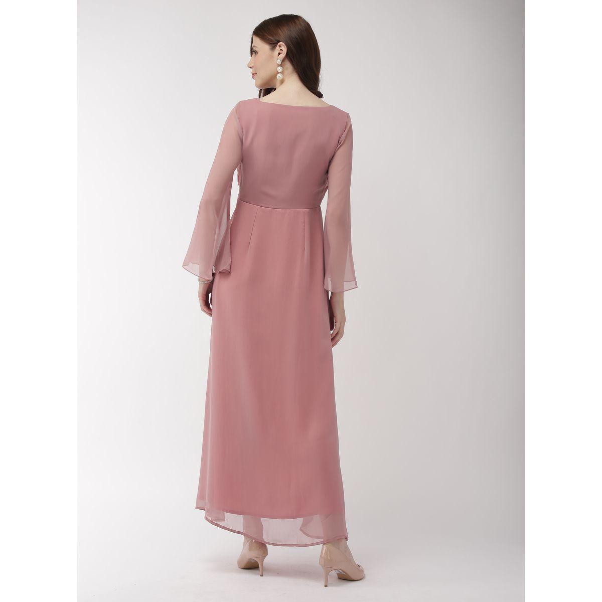 Mish X Styli  Embellished Waistband Bell Sleeve Maxi Dress-women-clothing-dresses-image-4