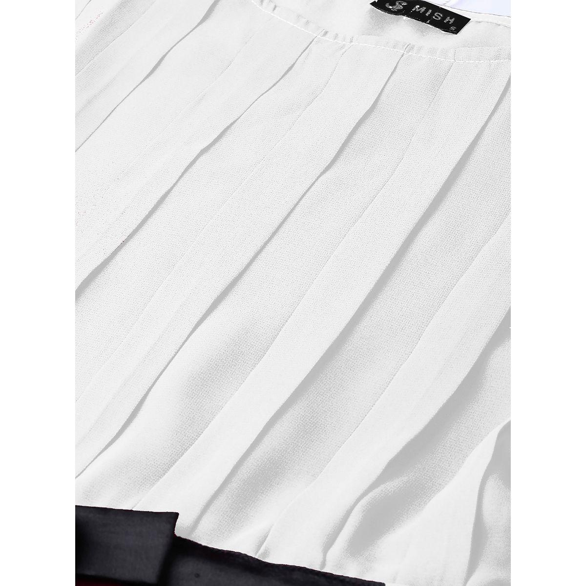 فستان طويل بلا اكمام مزين بكسرات ميش × ستايلي-women-clothing-dresses-image-5