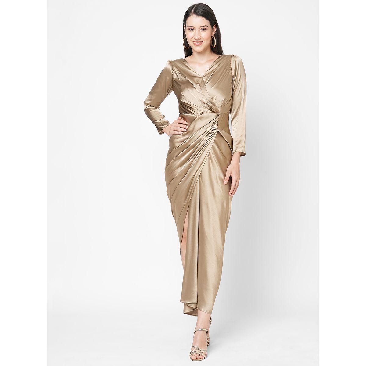 Fold Pleats Wrap Front Maxi Dress-women-clothing-dresses-image-6