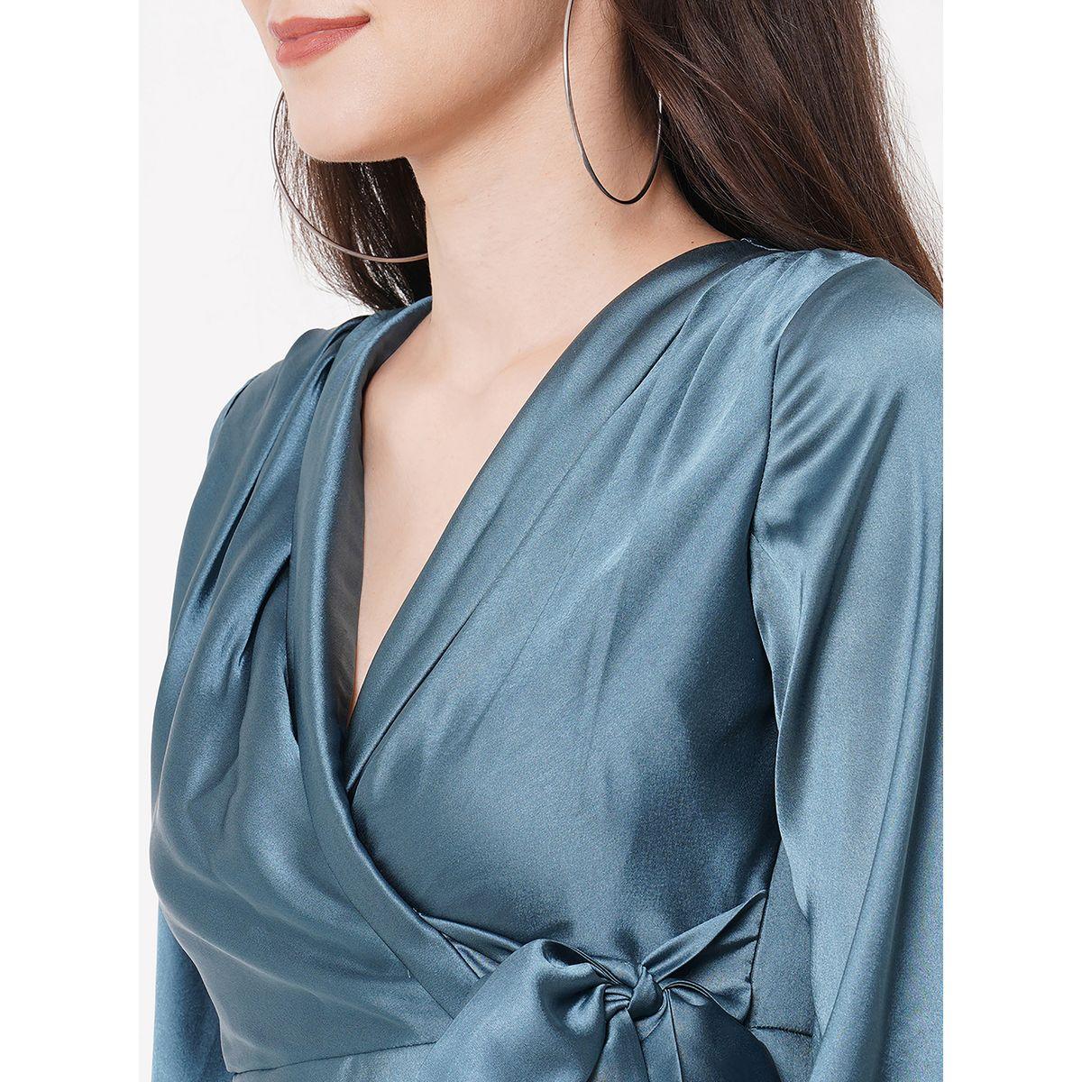 Mish X Styli  Satin Fit and Flare Layered Mini Dress-women-clothing-dresses-image-4