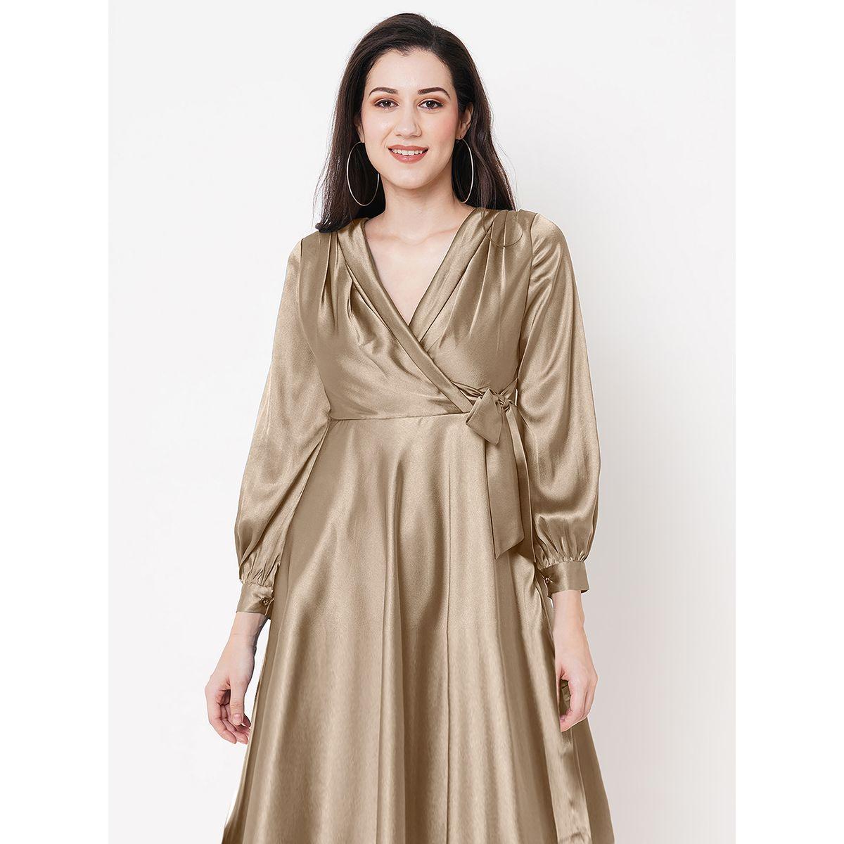 Mish X Styli  Satin Fit and Flare Layered Maxi Dress-women-clothing-dresses-image-2