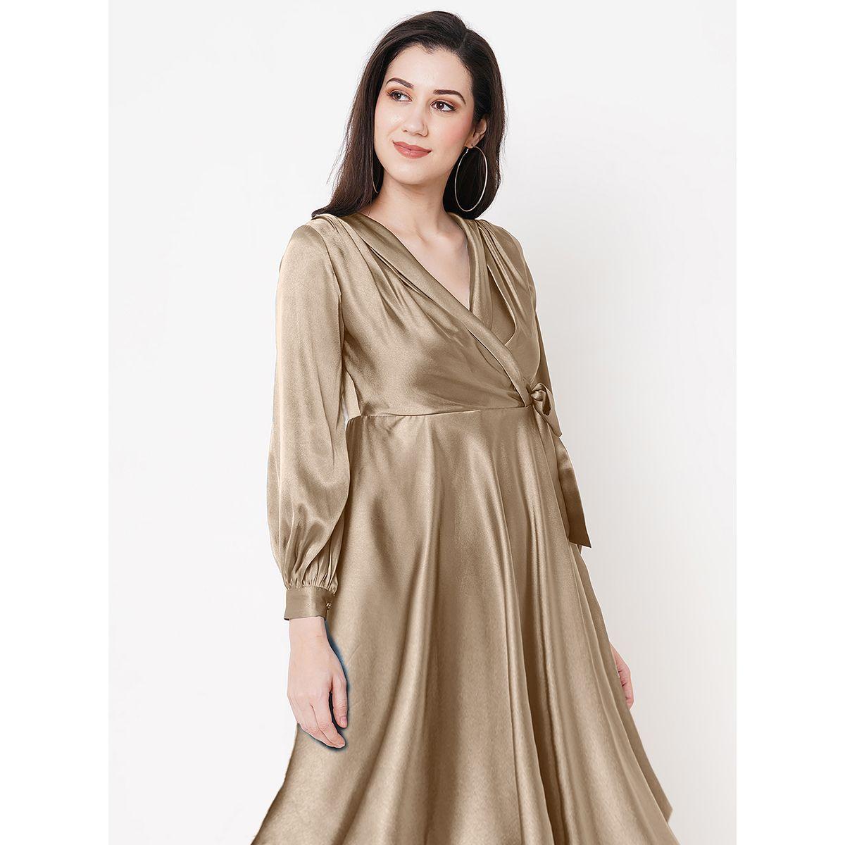 Mish X Styli  Satin Fit and Flare Layered Maxi Dress-women-clothing-dresses-image-4