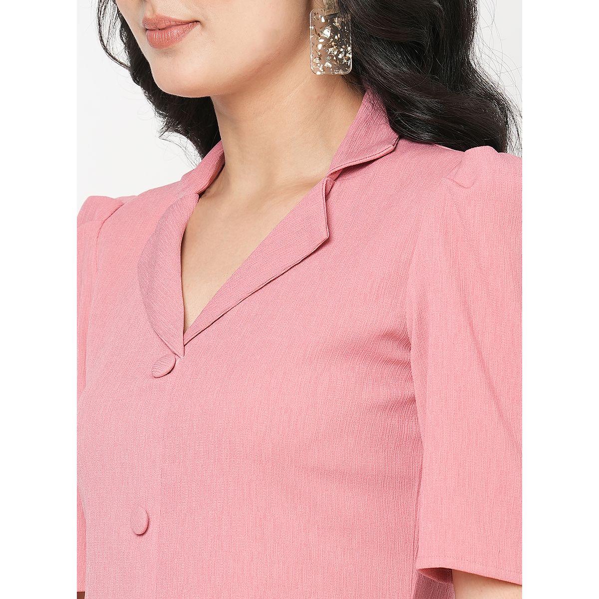 طقم منسق من ( بنطال + بليزر ) ميش × ستايلي-women-clothing-coordsets-image-5