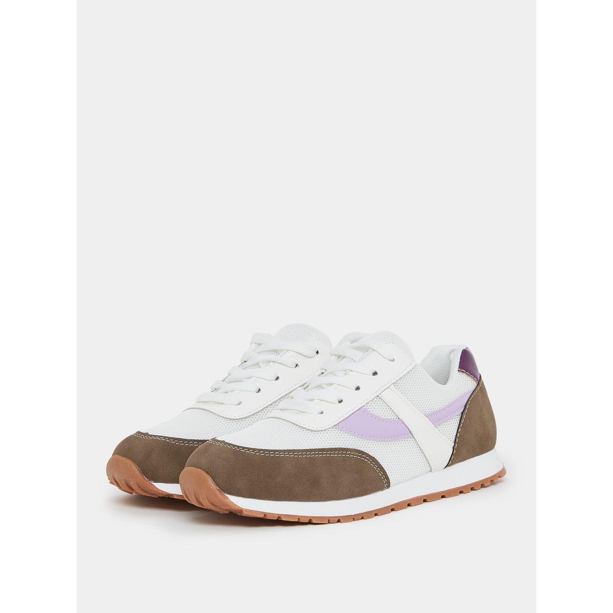 Styli Colorblock Lace Up Sneakers-women-shoes-sneakers-image-3