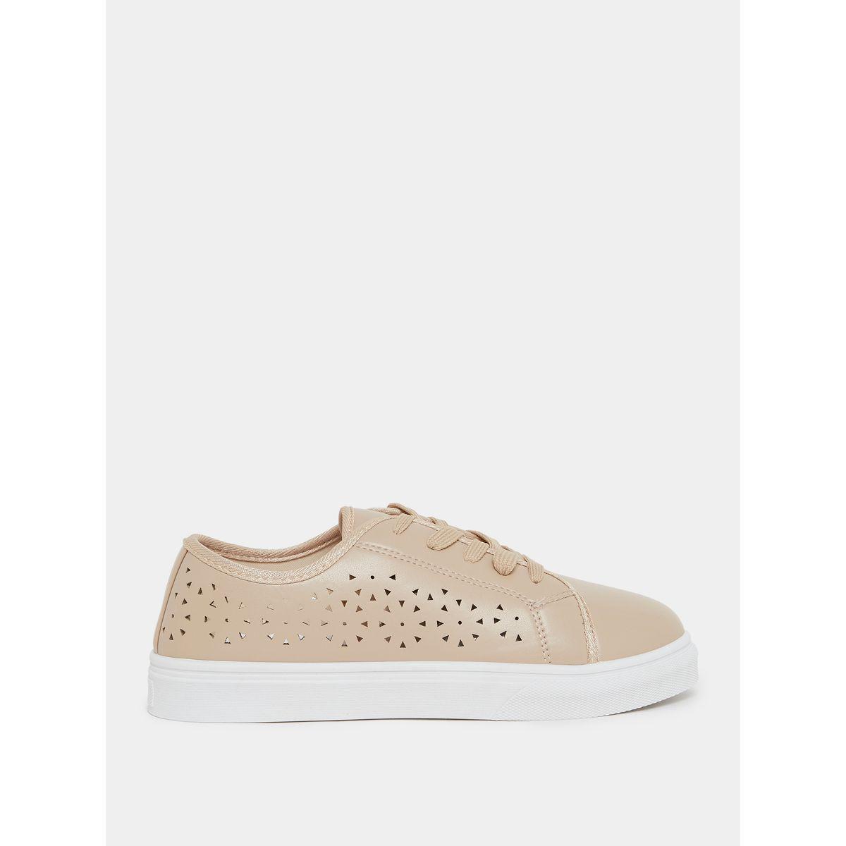 Styli Cutout Detail Lace Up Sneakers-women-shoes-loafersandmoccasins-image-2