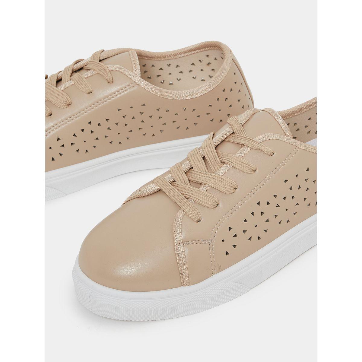 Styli Cutout Detail Lace Up Sneakers-women-shoes-loafersandmoccasins-image-4