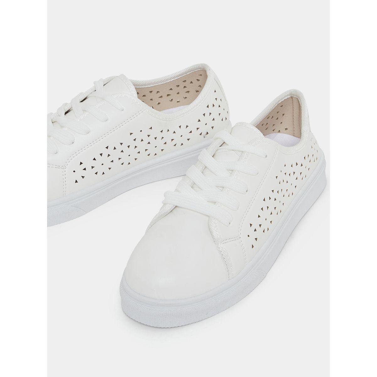 Styli Cutout Detail Lace Up Sneakers-women-shoes-loafersandmoccasins-image-4